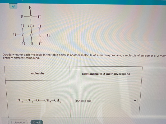 Solved Decide Whether Each Molecule In The Table Below Is Chegg