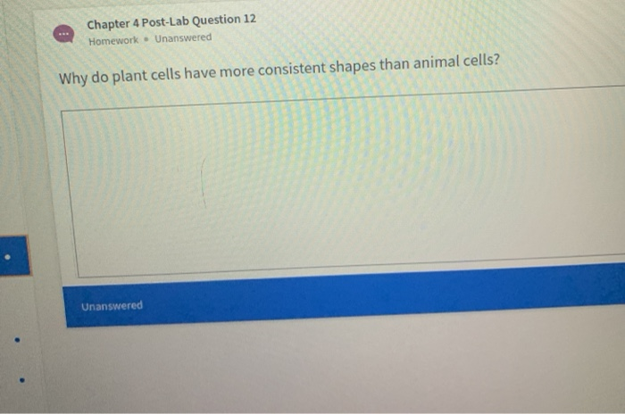 Solved Chapter 4 Post Lab Question 12 Homework Unanswered Chegg