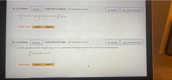 Solved Points Details Scalcet Mi Chegg