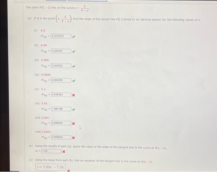 Solved The Point P Lles On The Curve Y X A If Q Chegg