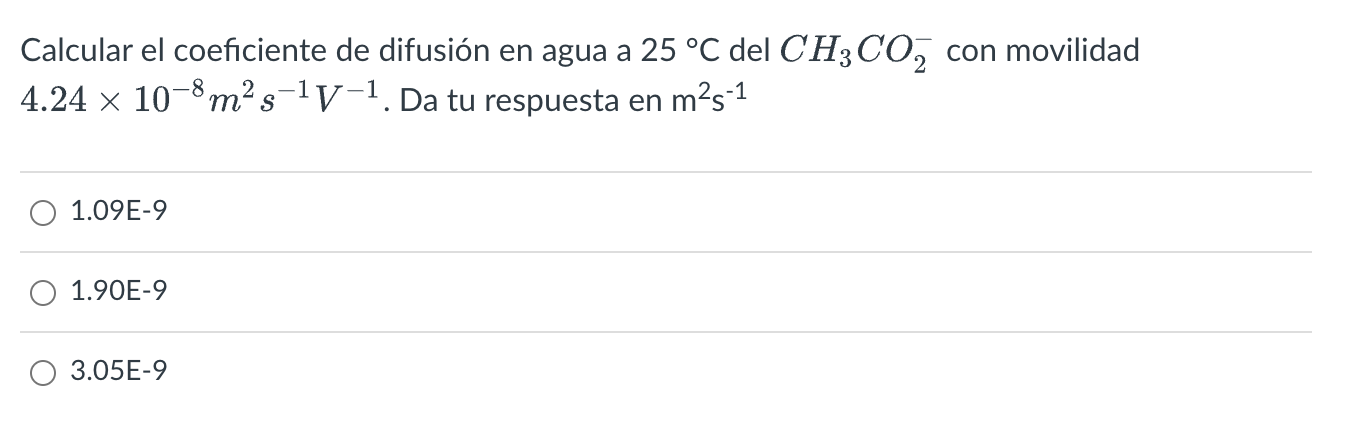 Solved Calcular El Coeficiente De Difusi N En Agua A C Chegg