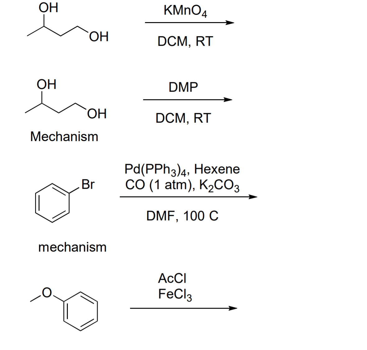 Solved Complete The Reactions Show The Mechanism At The Chegg