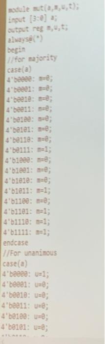 Implement And Demonstrate The Majority Circuit On The Chegg