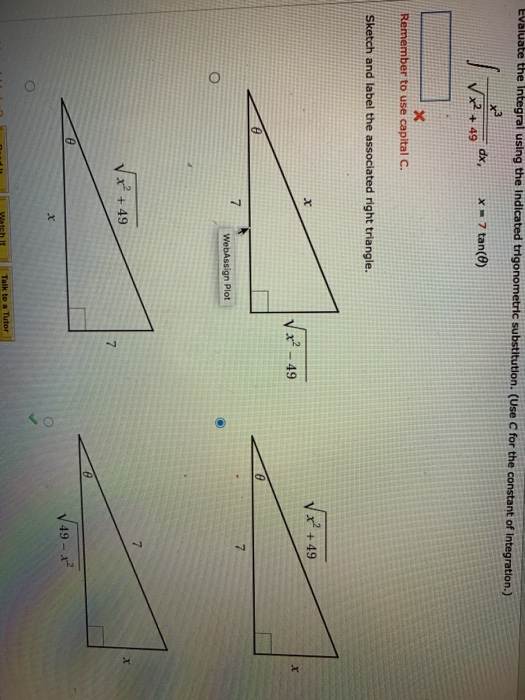 Solved Evaluate The Integral Using The Indicated Chegg