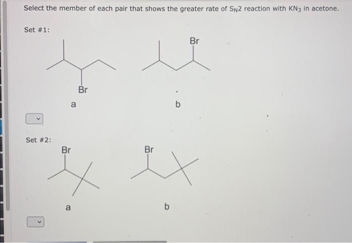 Solved Select The Member Of Each Pair That Shows The Greater Chegg