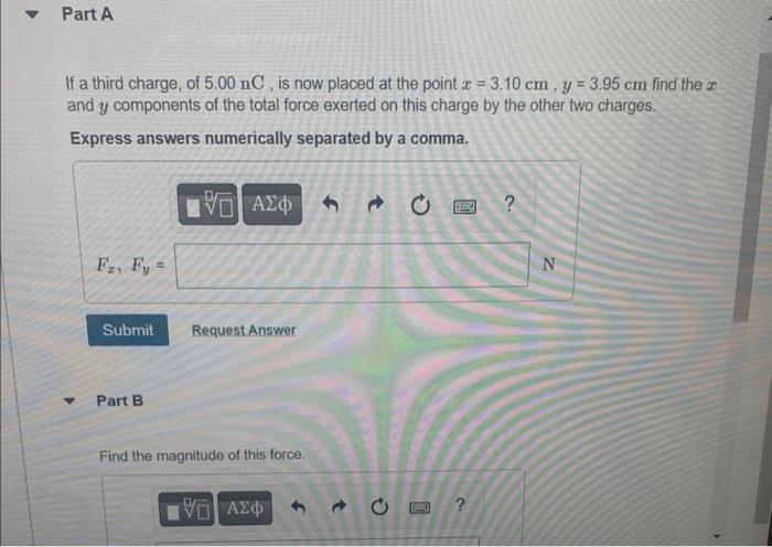 Solved A Charge Of 3 20nC Is Placed At The Origin Of An Chegg