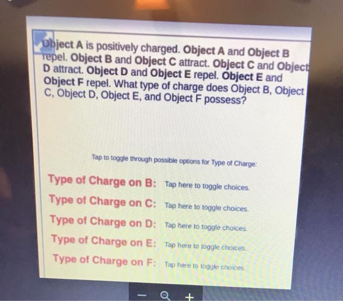 Solved Object A Is Positively Charged Object A And Object B Chegg