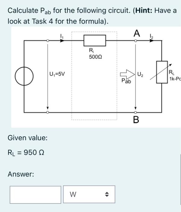 Solved Calculate Pab For The Following Circuit Hint Have Chegg