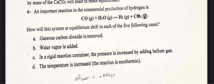 Solved Mathrm CO Mathrm G Mathrm H 2 Chegg