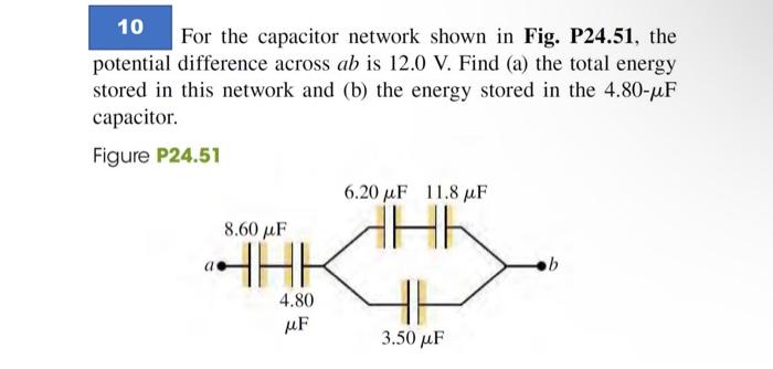 Solved Need Correct Answer Asap For The Capacitor Network