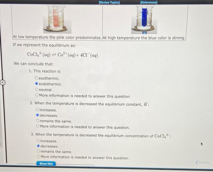 Solved If We Represent The Equilibrium As Chegg