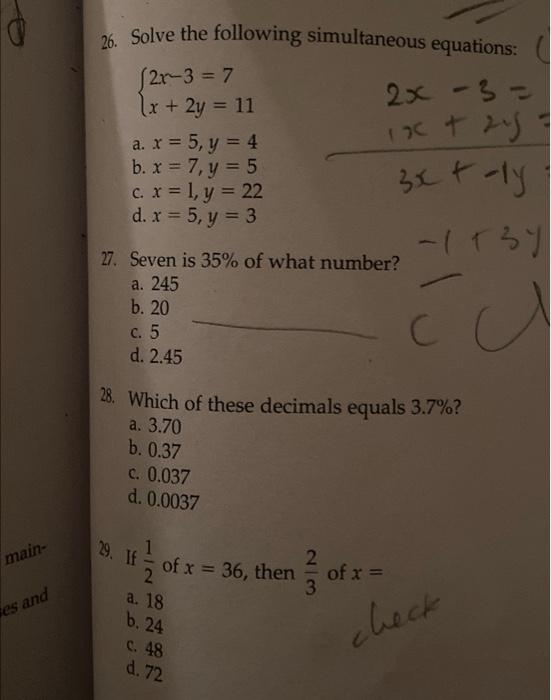 Solved Pls Help Me With Number 24 26 And 2924 What Chegg