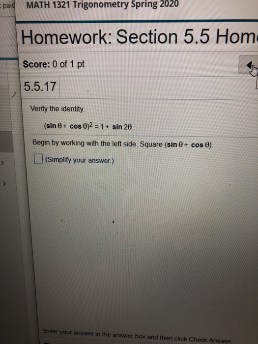 Trigonometry Archive April Chegg