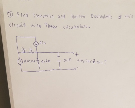 Solved Equivalents Of This Find The Venin And Norton Chegg