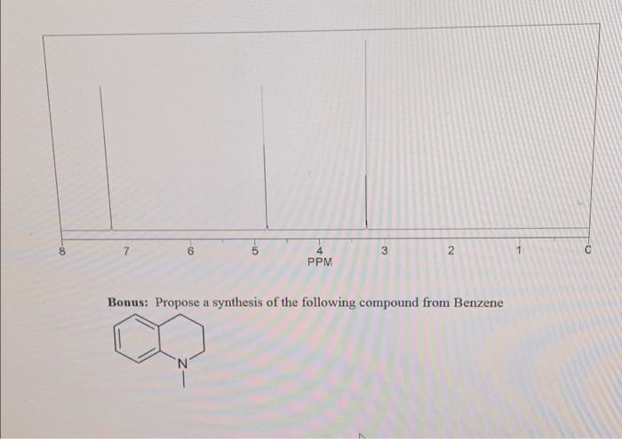 Solved 8 7 3 N PPM Bonus Propose A Synthesis Of The Chegg