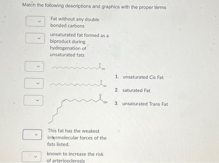 Solved Match The Following Descriptions And Graphics With Chegg