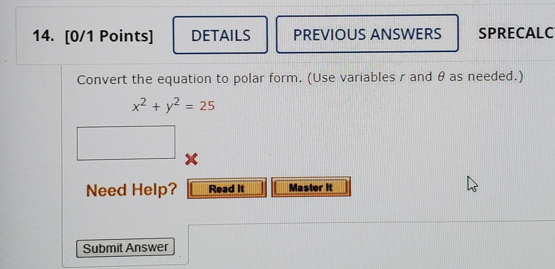 Solved Convert The Rectangular Coordinates To Polar Chegg