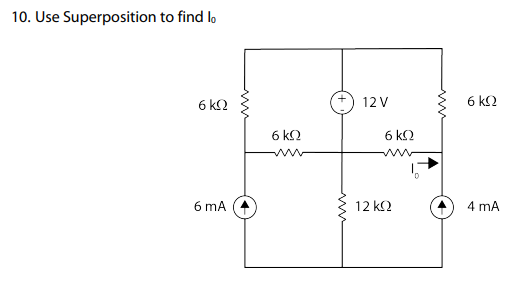 Solved Use Superposition To Find I Chegg