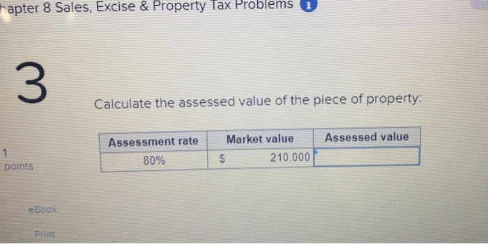 Solved Hapter Sales Excise Property Tax Problems Chegg