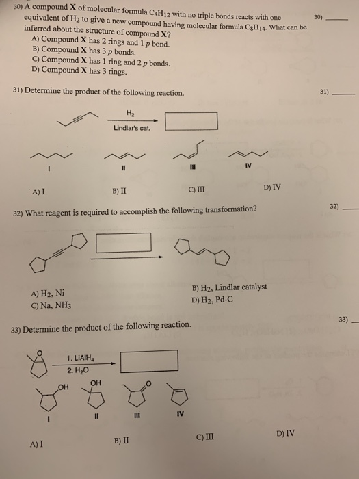 Solved A Compound X Of Molecular Formula Cgh With Chegg