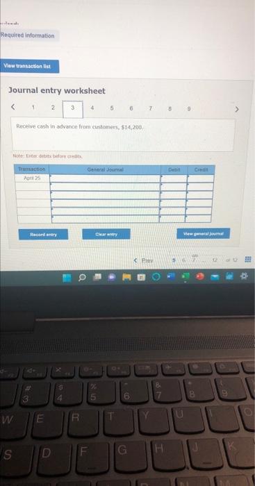 Solved Required Information Problem A Algo Complete The Chegg