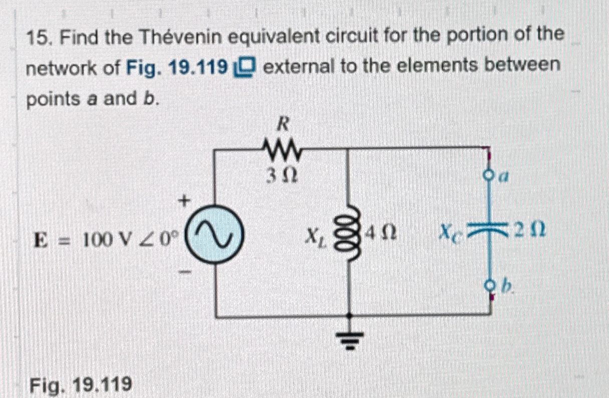 Solved Find The Th Venin Equivalent Circuit For The Portion Chegg