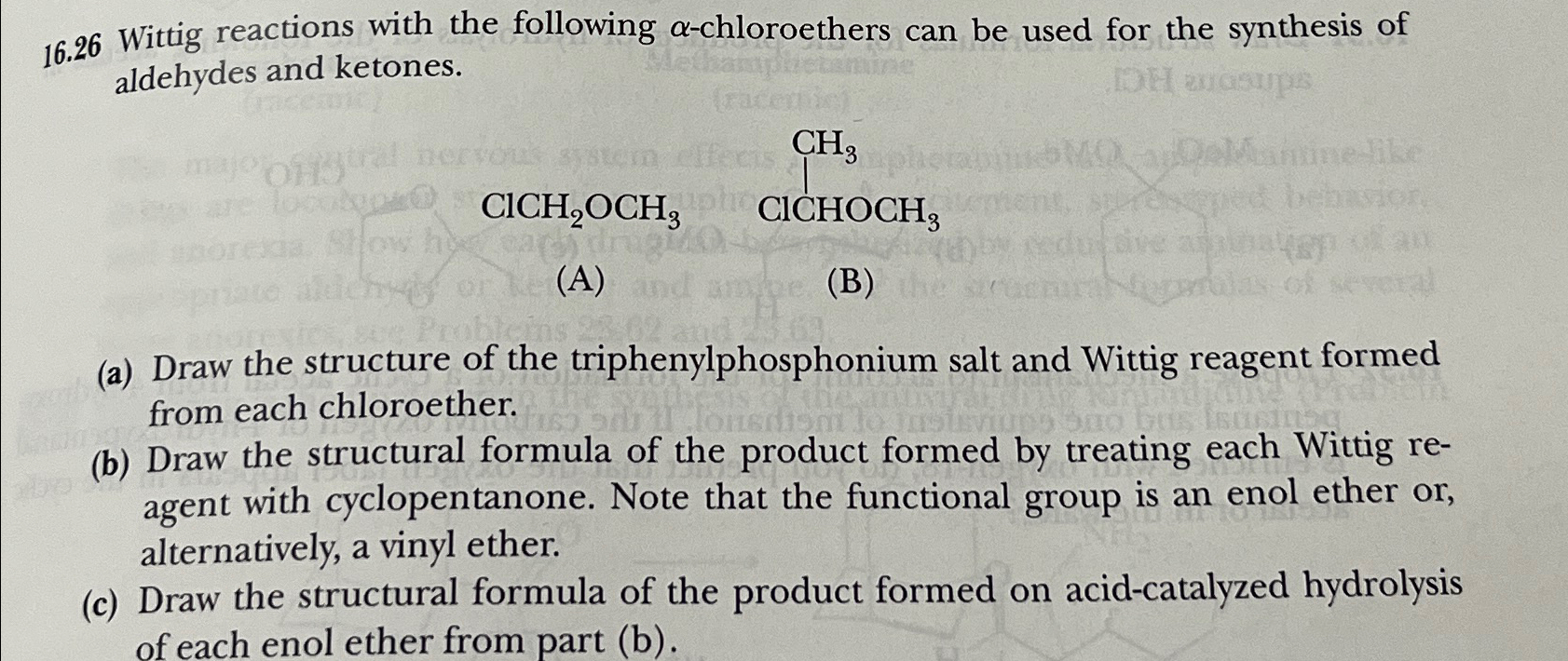 Solved 16 26 Wittig Reactions With The Following Chegg