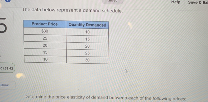 Solved Help Sdved Save Exi I He Data Below Represent A Chegg