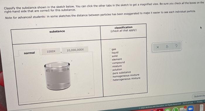 Classify The Substance Shown In The Sketch Below You Chegg