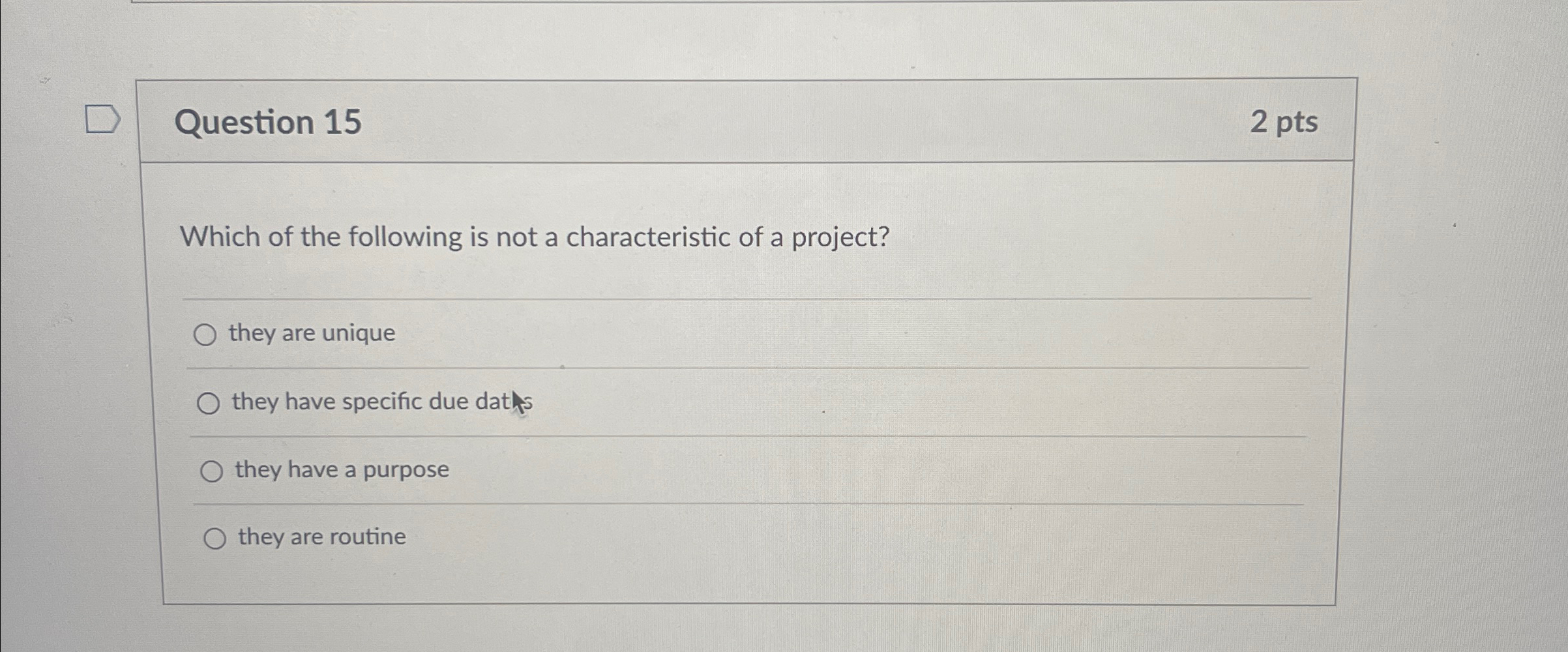 Solved Question 152 PtsWhich Of The Following Is Not A Chegg