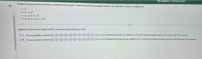 Solved Determine The Most Probable Next Term In The List Of Chegg