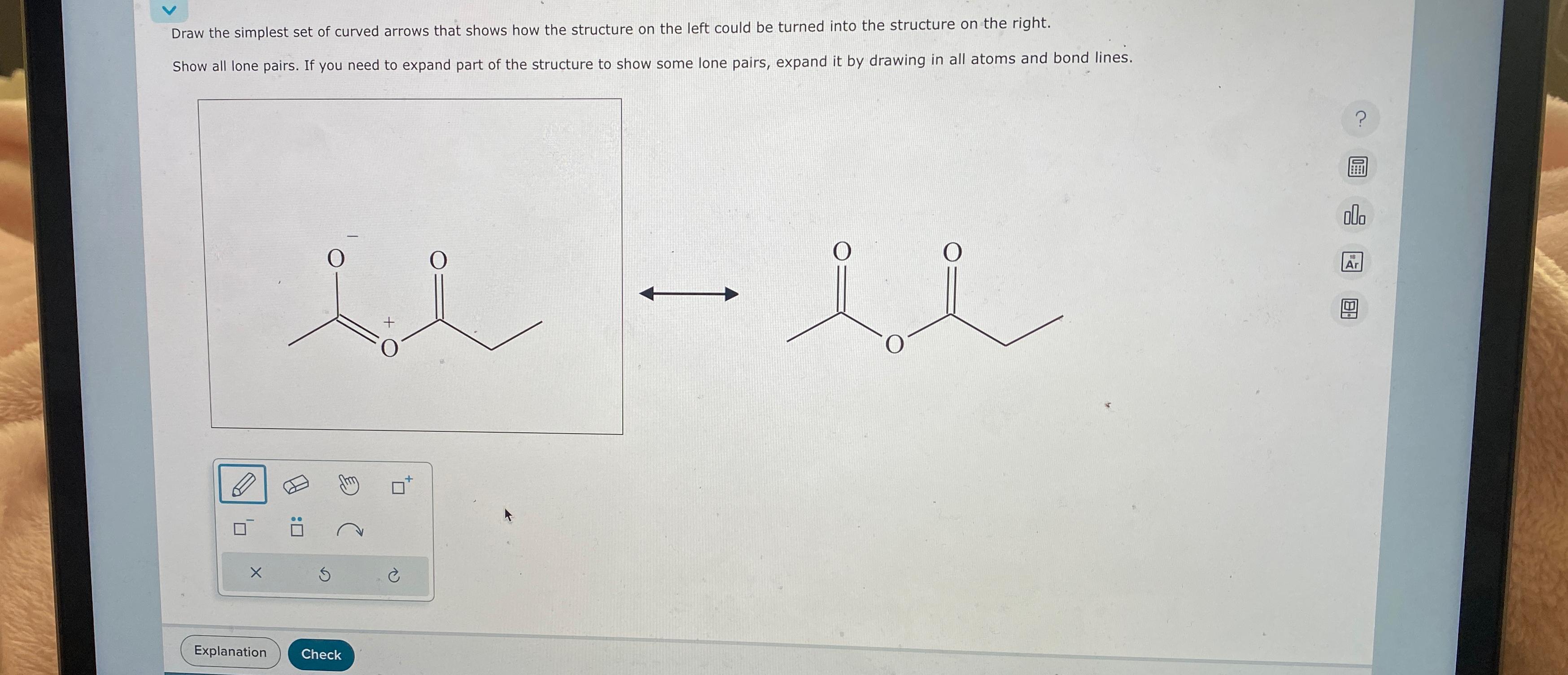 Solved Draw The Simplest Set Of Curved Arrows That Shows How Chegg