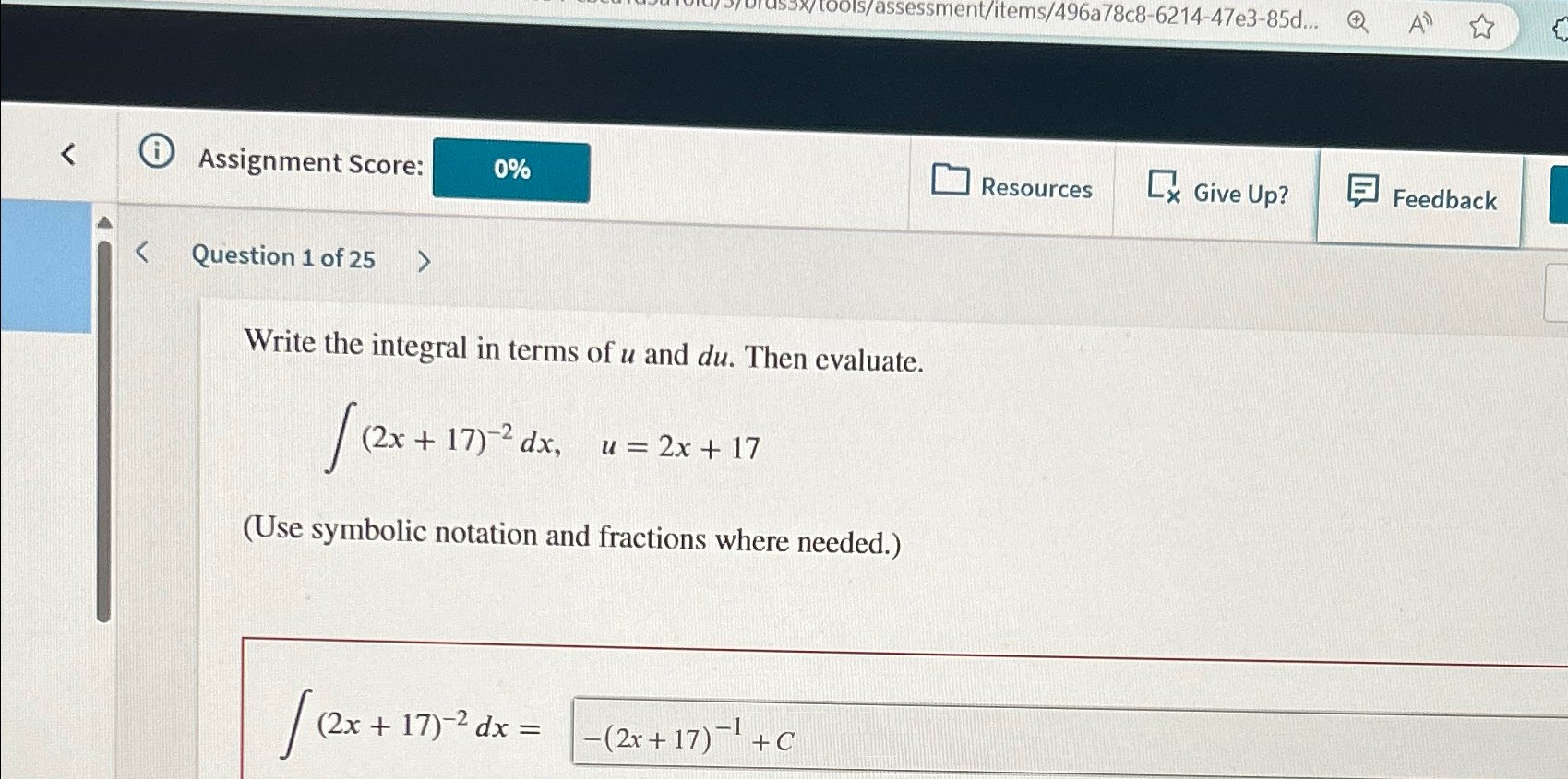 Solved Assignment Score Resourcesgive Up Feedbackquestion Chegg