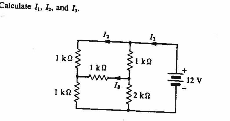 Solved Calculate I I And I Using Kirchoff S Laws Chegg