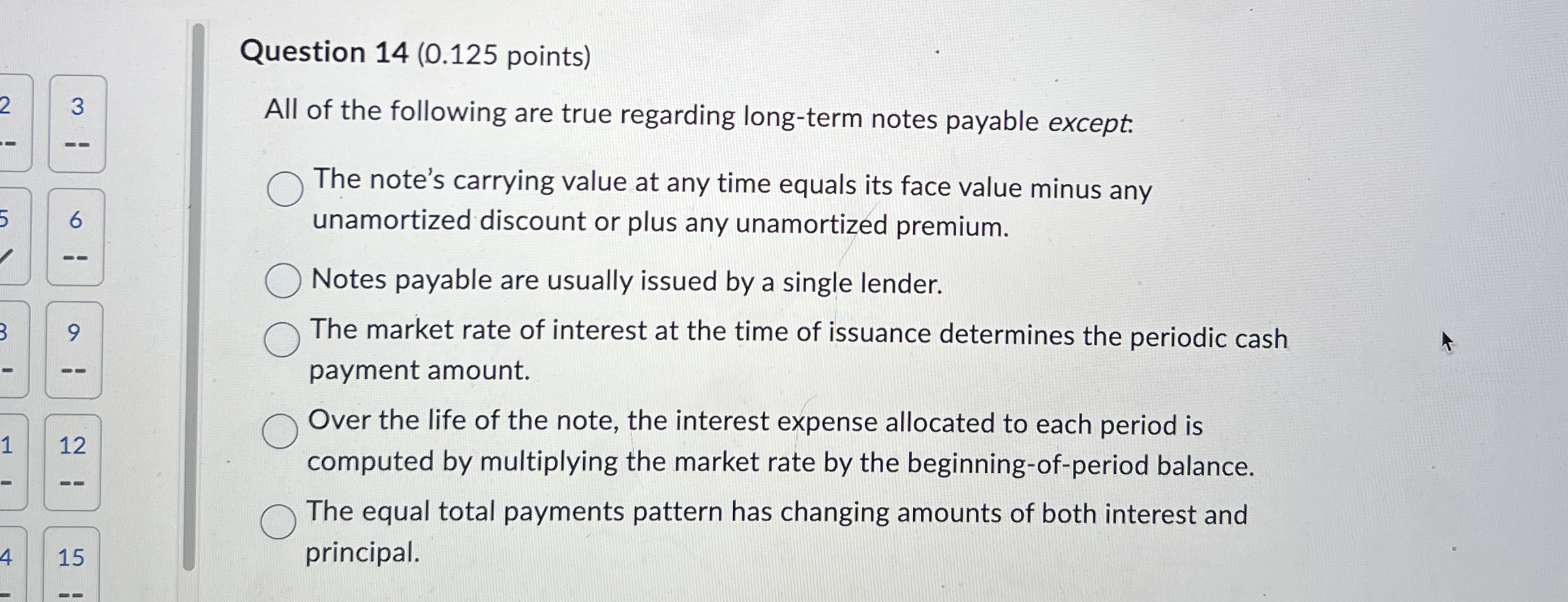 Solved Question 14 0 125 Points 3All Of The Following Are Chegg