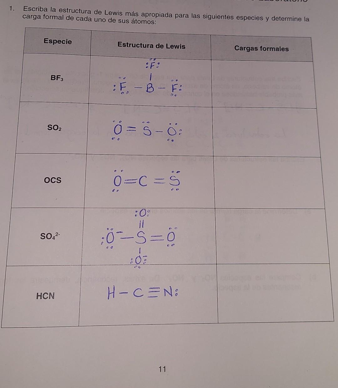 Solved Escriba La Estructura De Lewis M S Apropiada Para Las Chegg