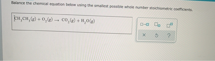 Solved Balance The Chemical Equation Below Using The Chegg