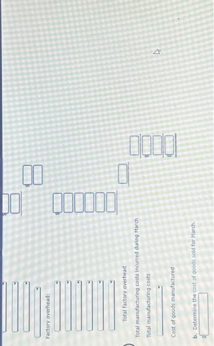 Statement Of Cost Of Goods Manufactured For A Chegg