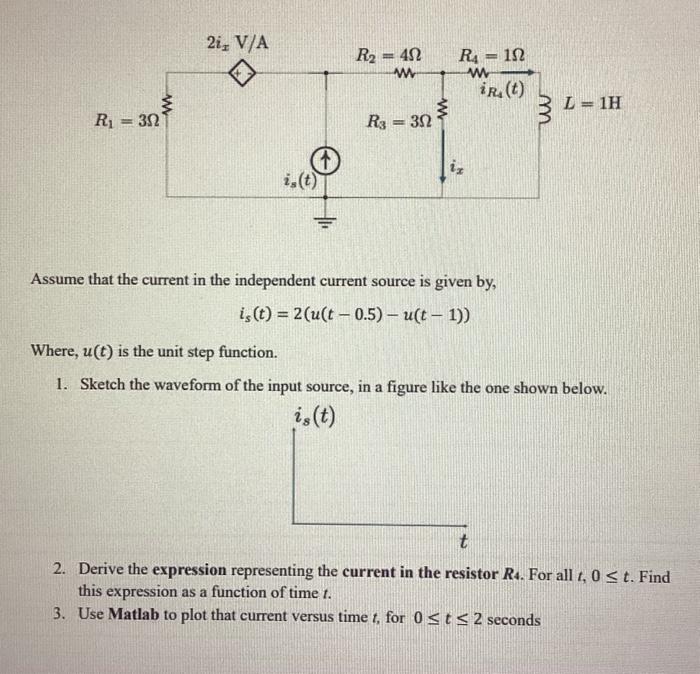 Solved Assume That The Current In The Independent Current Chegg