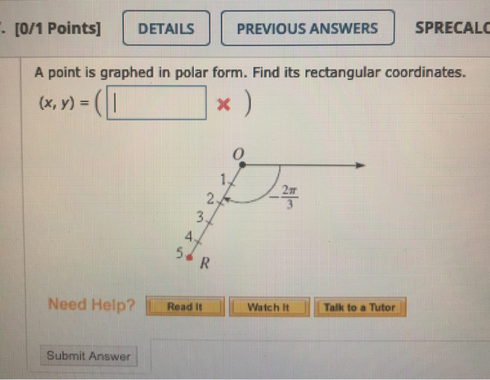 Solved Points Details Previous Answers Sprecalc A Chegg