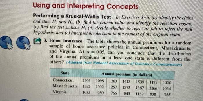 Solved Using And Interpreting Concepts Performing A Chegg