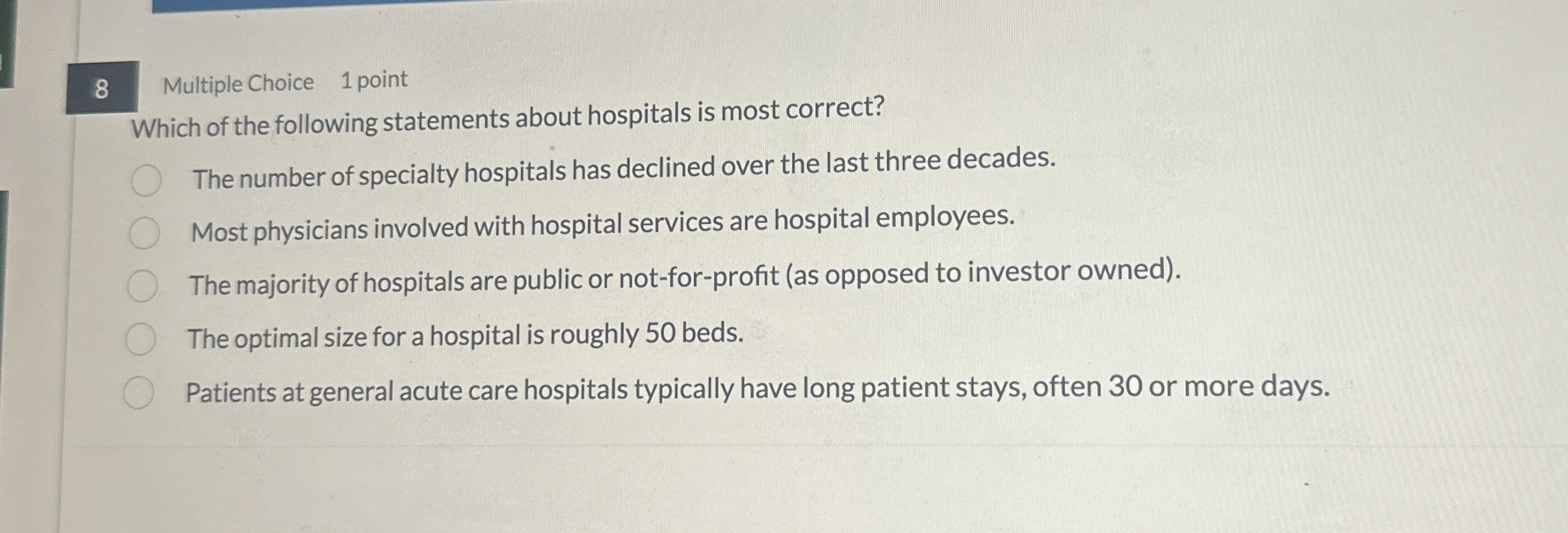 Solved Multiple Choice Pointwhich Of The Following Chegg