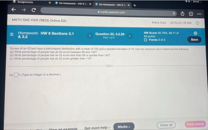 Solved Assignments 245 Do Homework HW 8 Sex P Do Homework Chegg