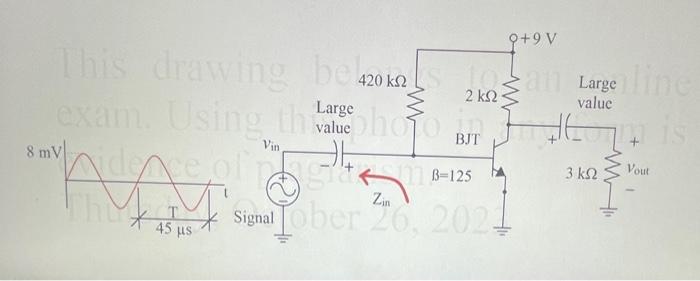 Solved Problem 100 For The Amplifier Shown Below Chegg