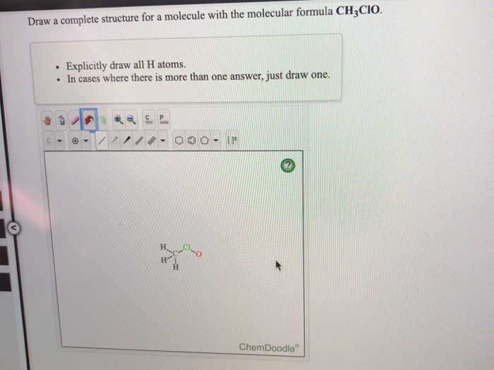 Solved Draw A Complete Structure For A Molecule With The Chegg