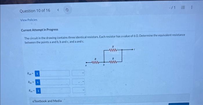 Solved The Circuit In The Drawing Contains Three Identical Chegg