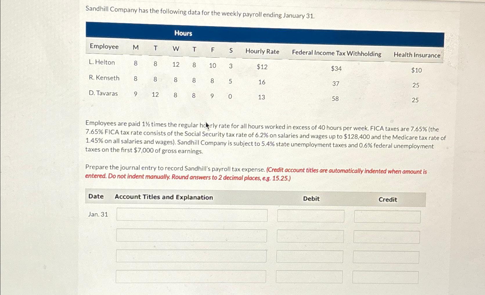 Solved Sandhill Company Has The Following Data For The Chegg