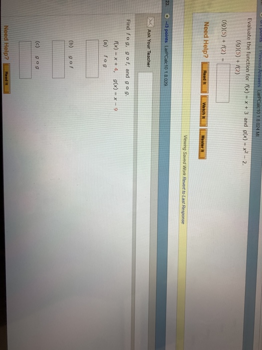 Solved Points Previous Answers LarPCalc 10 1 8 024 MI Chegg