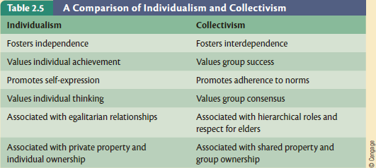collectivism individualism