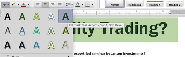 how to apply fill teal accent 4 soft bevel text effect word how to apply fill teal accent 4 soft bevel text effect word